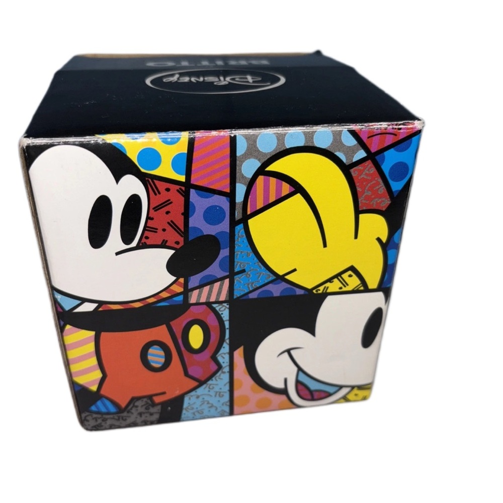 2010 Open Boxed Enesco Disney Britto Tinker Bell Glass Votive Candle Holder